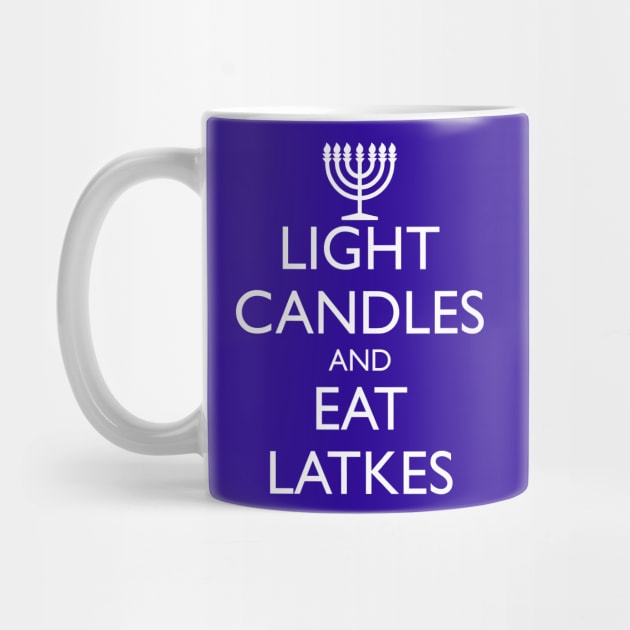LIGHT CANDLES AND EAT LATKES by HolidayBug